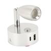 Лампа для чтения в автофургоне с портом USB Type C, синяя, ночная, 3-цветная, с регулировкой яркости, полированная