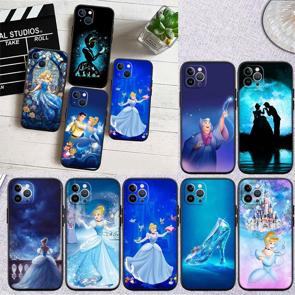 CJ36 Disney Cinderella Soft Shell Phone Case for Samsung Galaxy Note 10 20 S23 S24 S25 Ultra FE Plus Edge Lite A02S A35 A07 A17