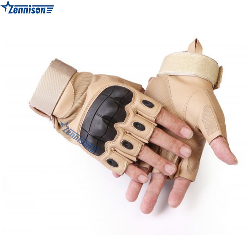 Breathable Soft Shell Tactical Half Finger Gloves for Outdoor Cycling Camping and Comfortable Daily Protective Use