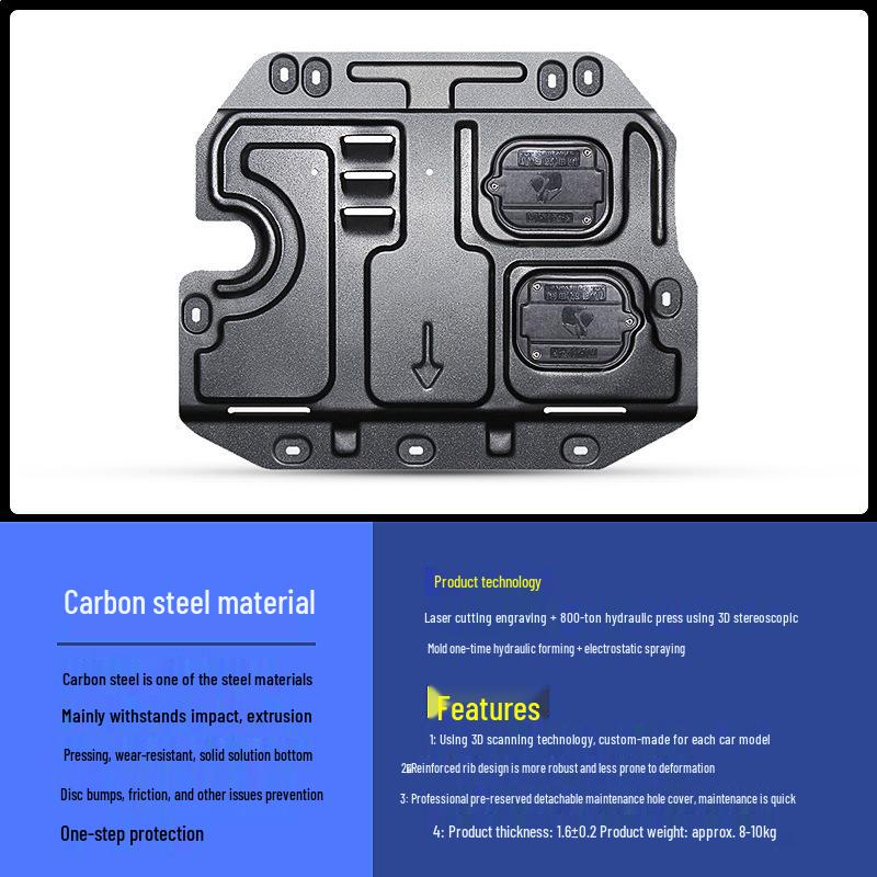 Toyota Harrier 2022-2023 Защита двигателя и днища