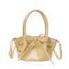 Single Trendy Handbag Shoulder Crossbody Bag With Bow Decoration For Daily Use