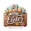 Acrylic Special Shape Happy Easter Diamond Painting Tabletop Ornaments Kit Diamond Painting Desktop Decors for Home Office Decor