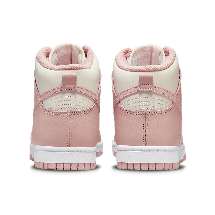 Nike Dunk High Pink Oxford Женские кроссовки Cream Phantom White DD1869-003