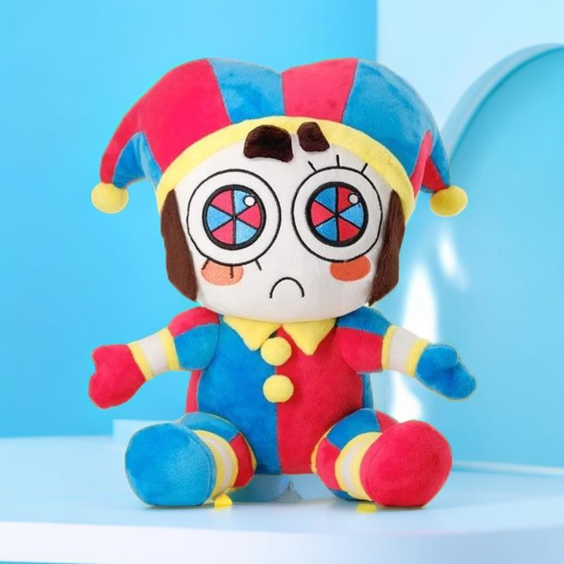 The Amazing Digital Circus Plush Clown Ragatha Pomni Cartoon Jax Doll Joker Plush Soft Stuffed Sofa Decorate For Adult Gift
