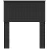 Headboard in Black Oak Look Made of Wood Based Material