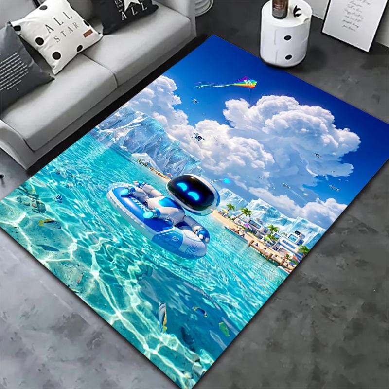 ASTRO BOT Carpet Rug for Living Room Bedroom Home Sofa Decoration,Kids play Non-slip Floor Mat