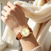 MICHAEL KORS Petite Norie Women's Quartz Watch Gold Dial Leather Strap 28mm MK2697