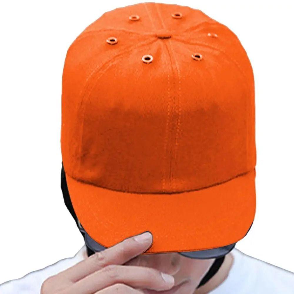 Top 6 Holes Bump Cap  for Safety Adjustable Strap Safety Helmet  Outdoor Sports