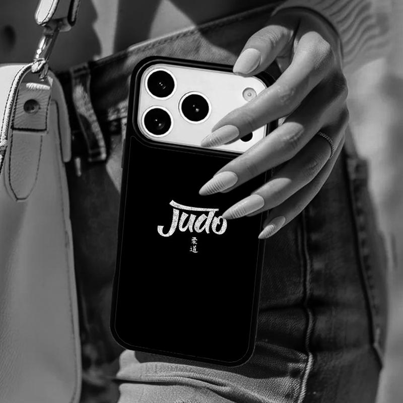 Япония Дзюдо Боевое Искусство Чехол для Телефона Для iPhone 17 Air 14 15 13 12 Max Чехол Для Apple 14 15 16 16e 11 Pro Max Plus