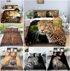 Bedding Set Animal Theme Bedding Set Leopard Pattern Duvet Cover AU Full Size Bedding Sheet/Double Home Decoration