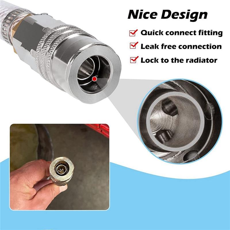 T 9996049 Quick Fit Radiator Adaptor For Volvo Radiator Coolant Drain Hose For Volvo Trucks D11, D13, D16 Engines