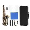 Alto Saxophone E Flat Bending Tube Brass and Electrophoresis Gold Surface Saxophone Kit