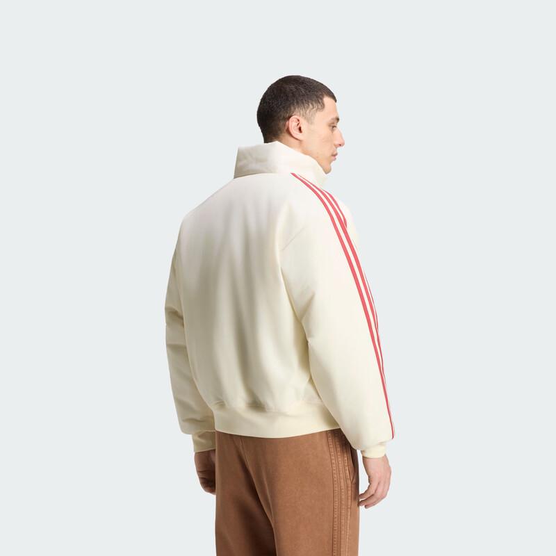Adidas Originals Men's Three-Stripe Retro Padded Stand-Collar Jacket