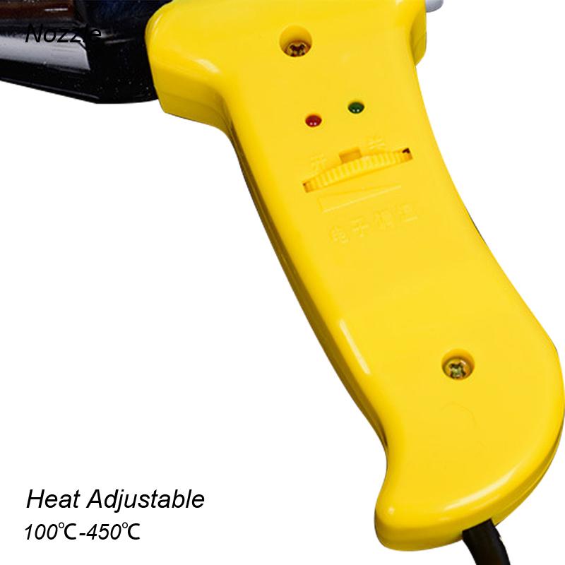 700 Вт 220 В-240 В Пластиковый сварочный пистолет с горячим воздухом Инструмент для сварки пластика Пластиковый сварочный аппарат Регулируемый комплект термофена Сварщик ПЭ ПП ПВХ
