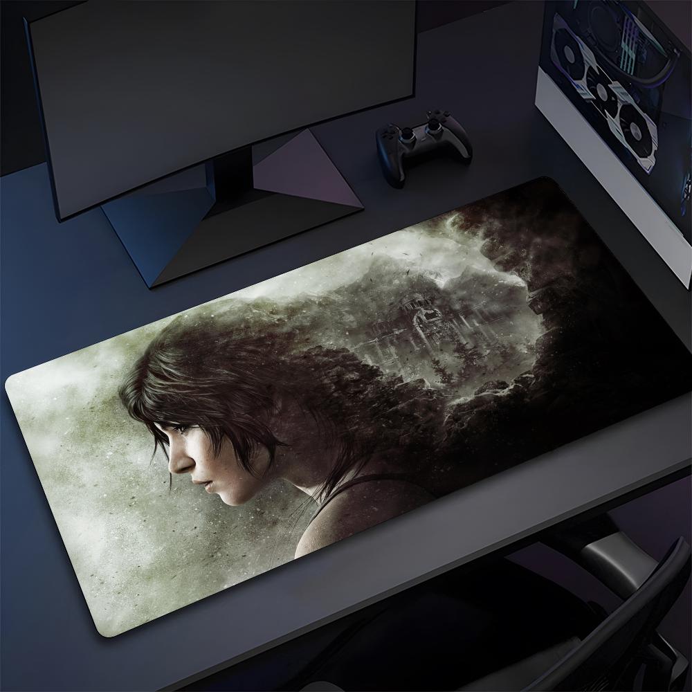 Rise Of The Tomb Raider Game Mouse Pad High Quality Natural Rubber Mouse Pad The Most Professional Washable Laptop Mouse Pad