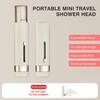 Portable High Pressure Hand Shower with Skin Care Filter Single Outlet Water Saving Design for Travel