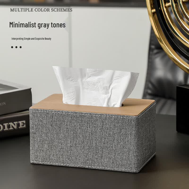 Leather Tissue Box