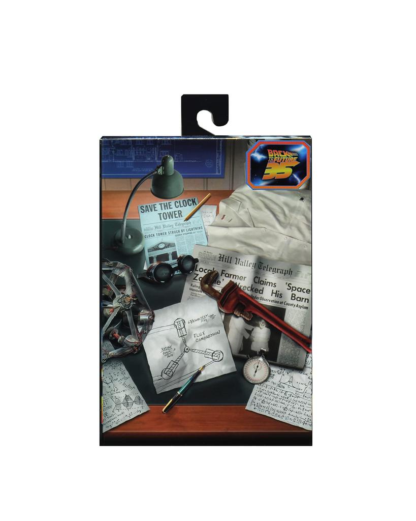 Back To the Future Action Figure Doc Brown 1955 NECA 7" [Item]