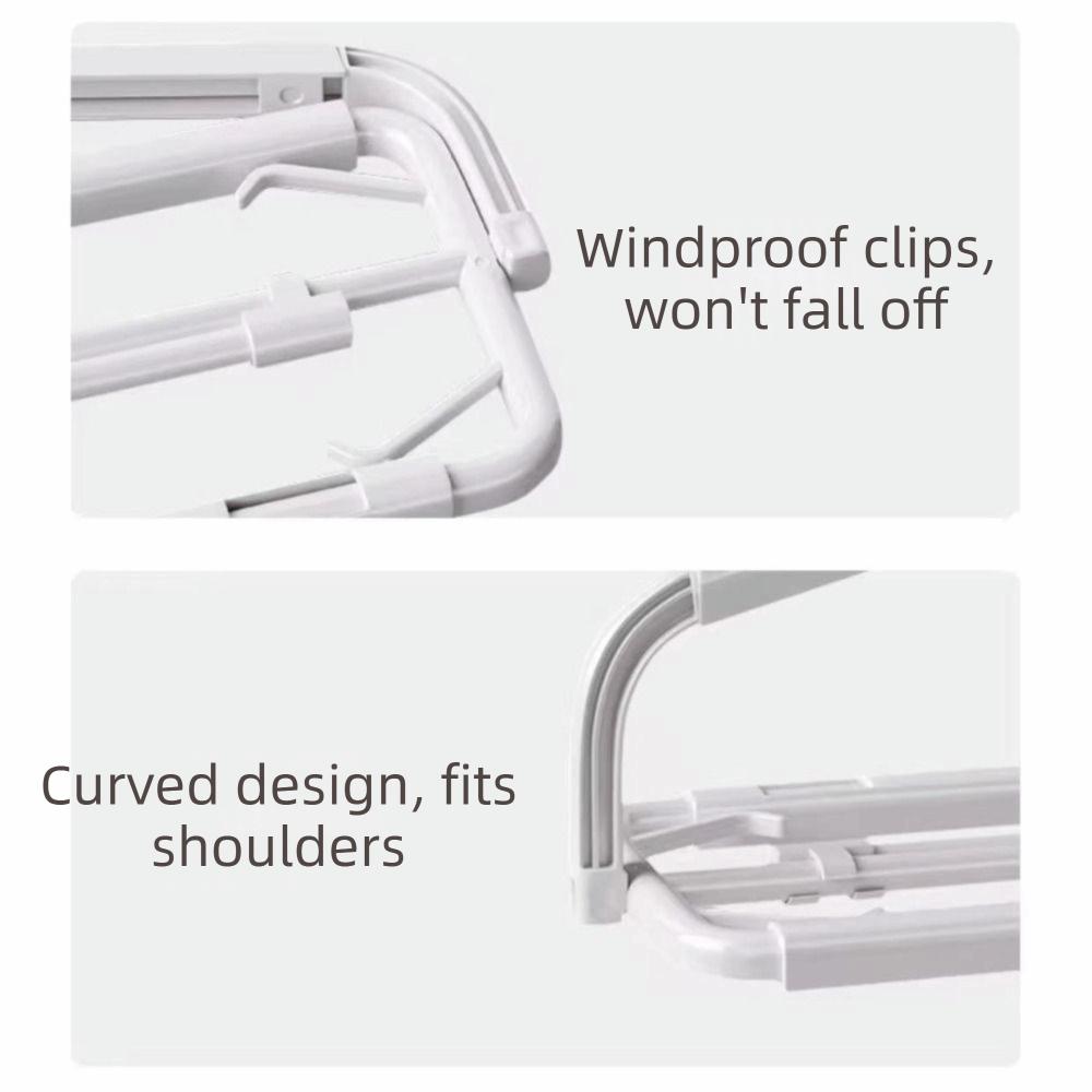 Multi-functional Quick Dry Hanger Windproof Clothes Drying Rack Foldable Clothes Hanger Wet/Dry