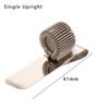 Supplies Triple Orifice Portable Single Hole Double Opening Spring Pen Clip Metal Pencil Holder
