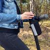 Thermal bottle bag for bike or scooter 1 l black