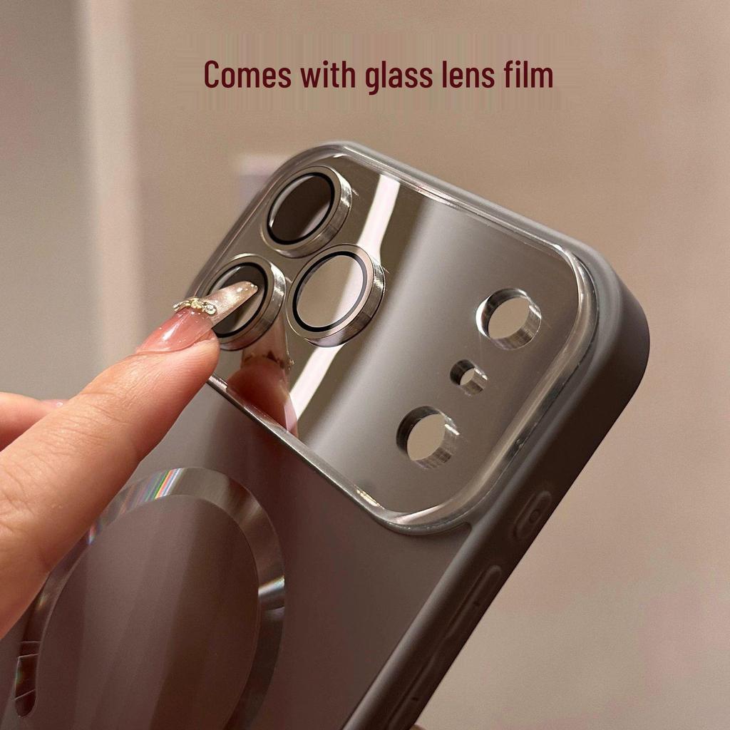 Чехол для iPhone 17 Pro Max: Матовый магнитный протектор для линзы и экрана