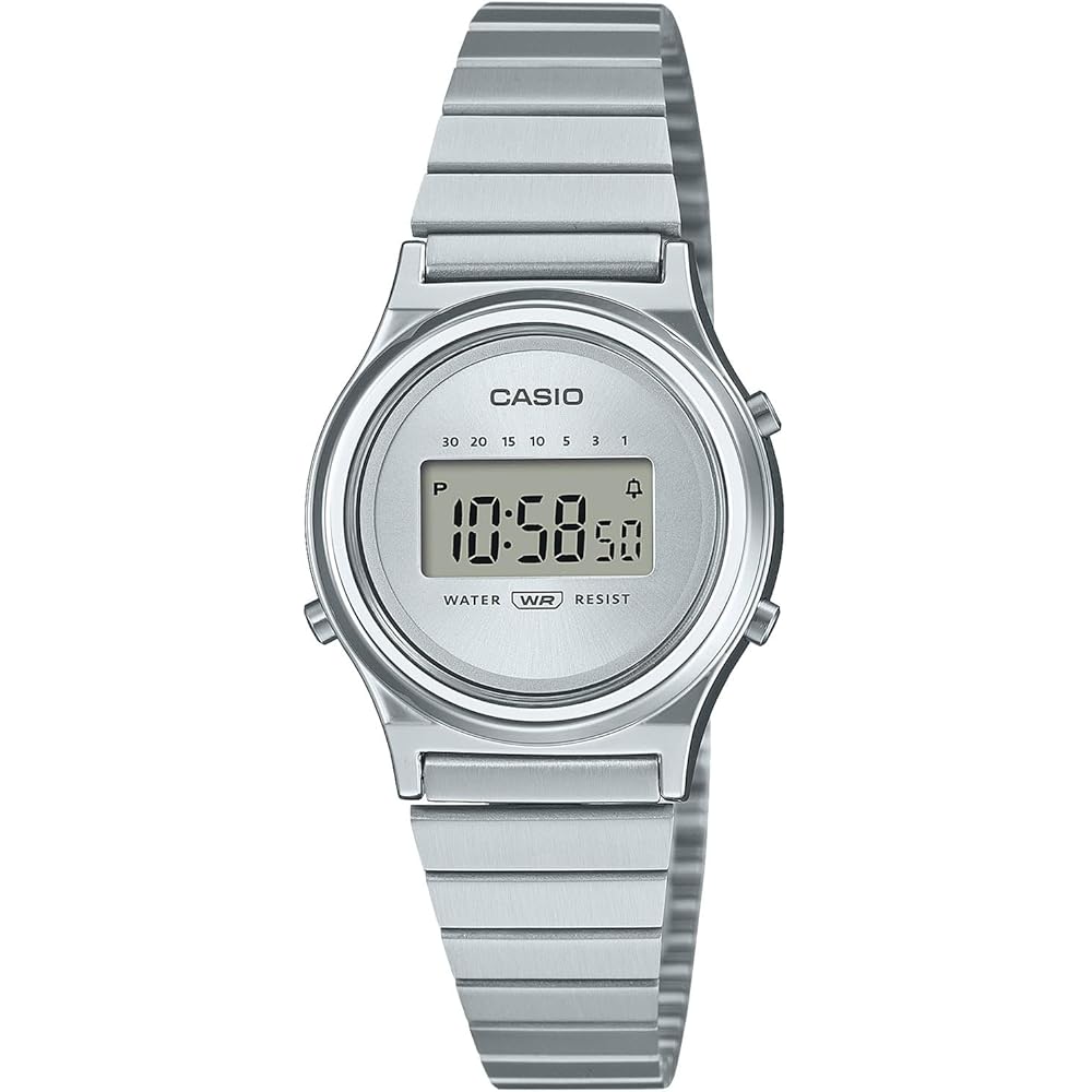 Casio Classic LA700WE-7AJF Серебристые Женские Часы Аналоговый Дизайн из Нержавеющей Стали