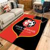 Stade Rennais FC Pattern Rug Floor Mat for Living Room or Bedroom Soft and Comfortable Carpet a Gift for Birthday and Holiday.