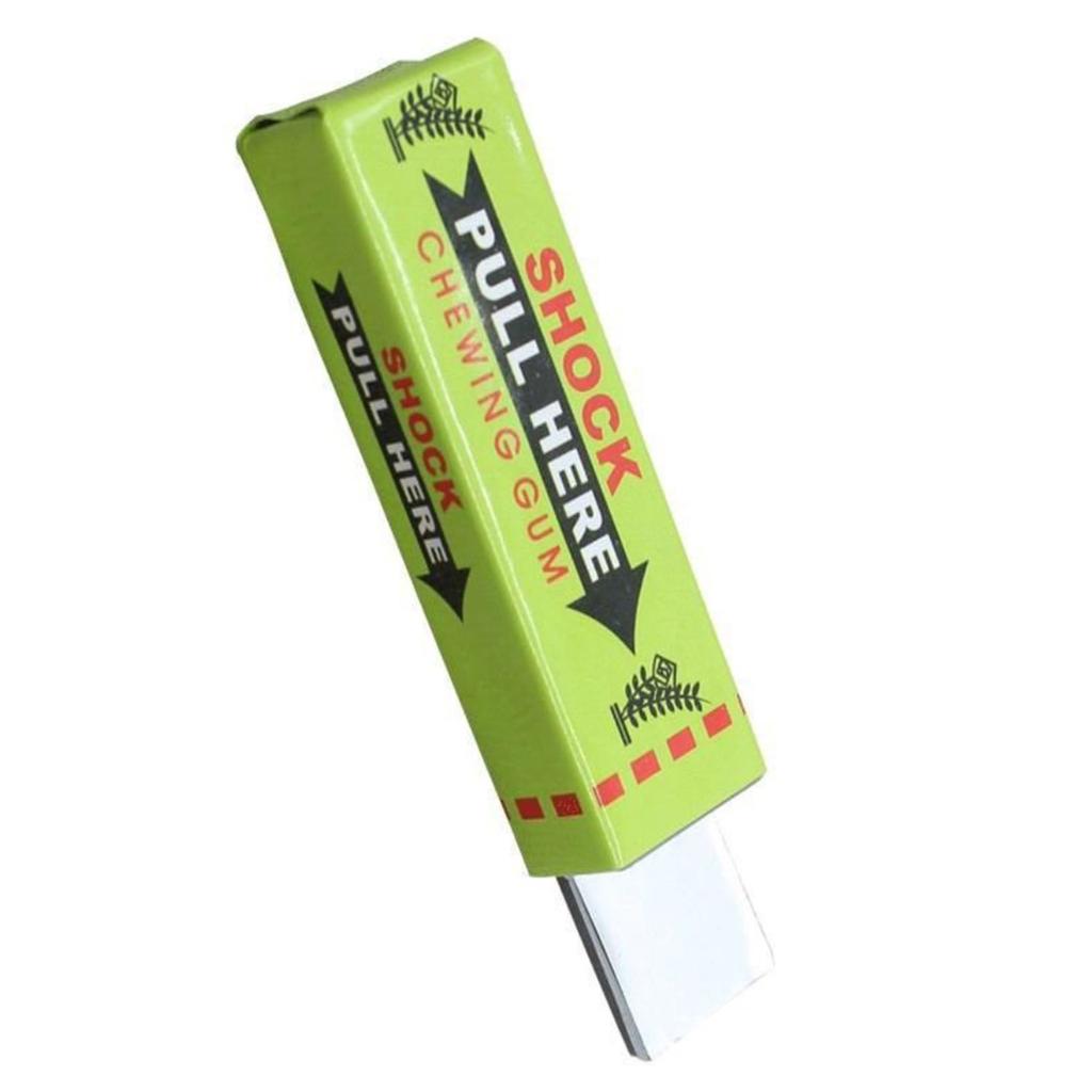 Хитрый Забавный трюк безопасности Шутка Шокирующая игрушка Электрический шок Шокирующая жевательная резинка