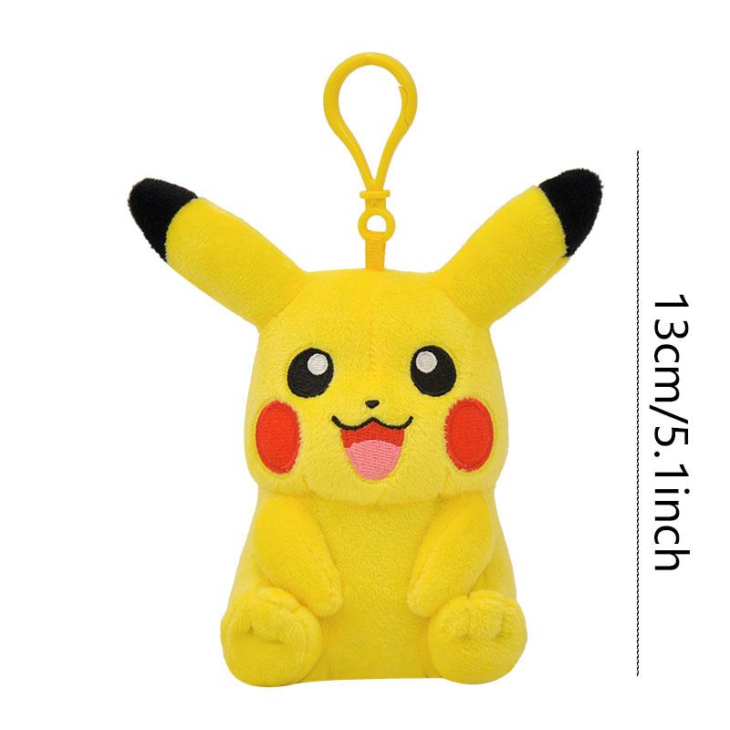 Genuine Plusle Minun Love Series Kawaii Plush Stuffed Toy Keychain Backpack Pendant Keyring Doll Birthday Gifts For Kid