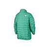 Nike Swoosh Color Block Stand воротник молния Повседневный пуховик Детская верхняя одежда Зеленый FV2518-324