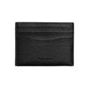 Тонкий чехол для карт Кожа с тиснением Crossgrain Черный 4989-BLK