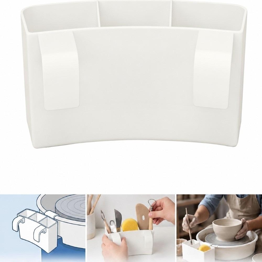 3 Slots 3 Slots Adjustable Slot Tool Holder Clay Sculpting Tool Stand Pottery Enthusiast
