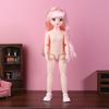 Bjd Кукла Голая Гаплоидная Множественные Съемные Суставы 30 См 1/6 3D Серая Зеленая Фиолетовая Синяя Привлекательные Глаза Кукла Подарок на День Рождения для Девочек Игрушка