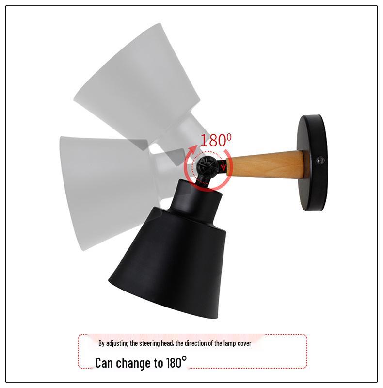 Скандинавский Современный Настенный Светильник Макарон - Спальня, Ресторан, Коридор, Лестница и Гостиная E27 Ночник.