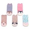 5 пар женских носков до щиколотки, забавные, милые, с мультяшными животными, плюшевые носки-лодочки, художественные носки, короткие носки Meias