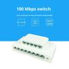 5 портов/8 портов 100 Мбит/с Ethernet Быстрый коммутатор Rj45 Многопортовый коммутатор данных Сетевой смарт-хаб Интернет Инжектор Адаптер