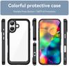Чехол для iPhone 17 Чехол для iPhone 17 TPU Бортик Акриловая Задняя Панель Бампер Защитные Чехлы для Телефона для iPhone 17 Pro Max Air Funda