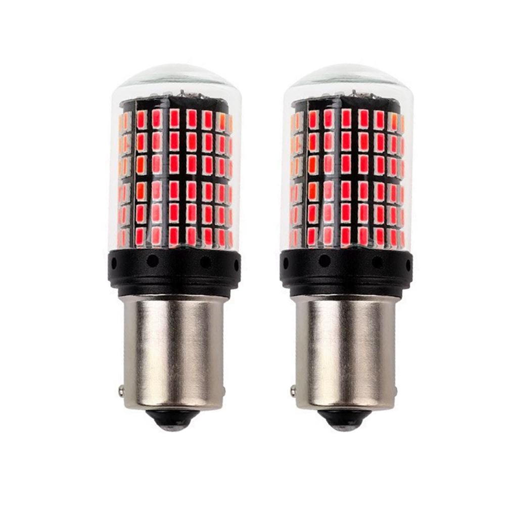 2 шт. Светодиодный автомобильный указатель поворота 1156 144SMD 3014 Стоп-сигнал Высокая яркость Фонарь заднего хода Стробоскоп Указатель поворота