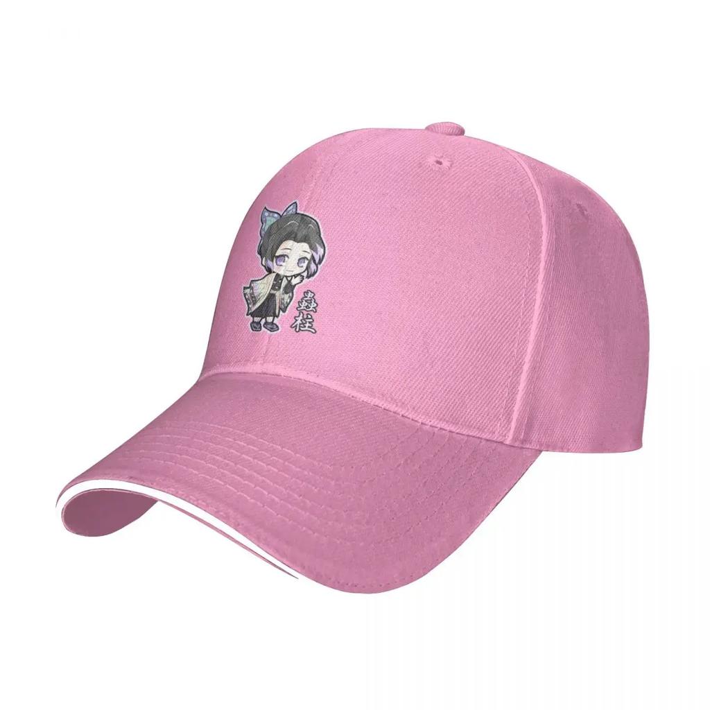 Shinobu Kocho Demon Slayers Baseball Cap Fashion Japanese Anime Sandwich Cap Men Women Adjustable Dad Hat Activities