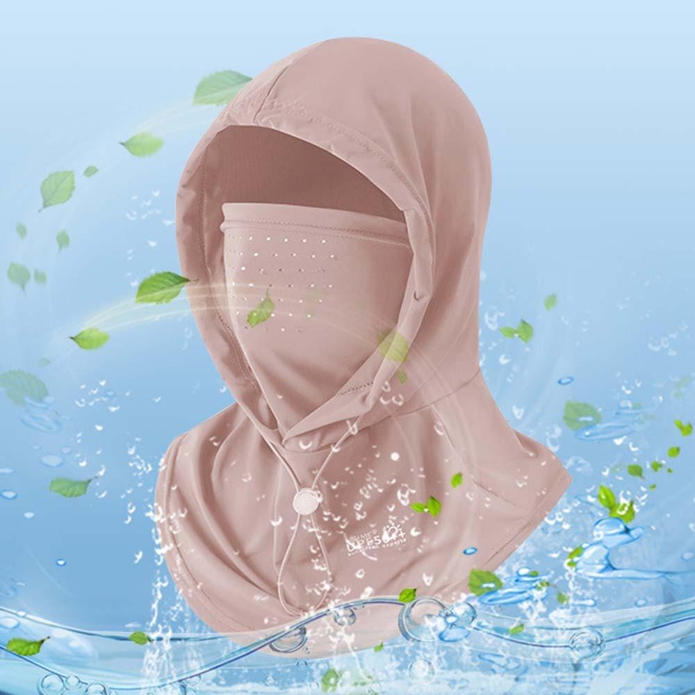 Дышащая Балаклава Шапка Анти-УФ Ледяной Шелк Защита Лица от Солнца шляпа Защита от УФ-лучей Маска Школа