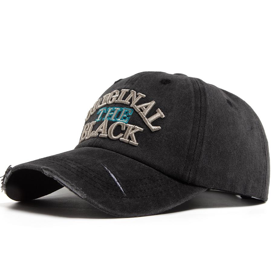 Винтажная бейсболка Мужская Женская Вышивка Буквой Snapback Весна Лето Стирка Хлопок Шляпа Козырек Модные Кепки для Повседневной Носки