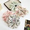 Korean Flower Hair Ties Head Band for Women Sweet Temperament High Ponytail Hair Band Rubber Band Hair Accessories