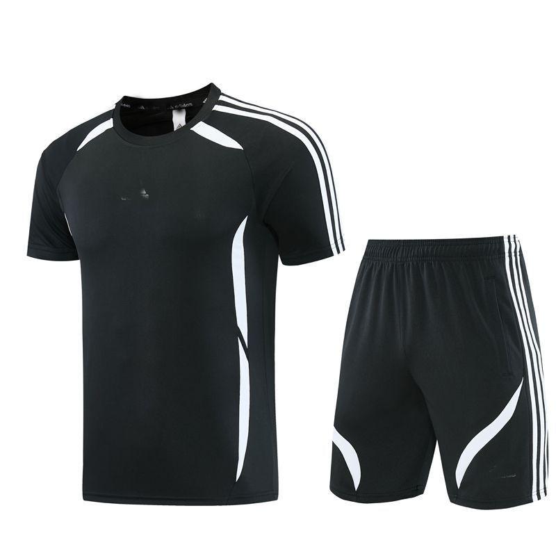 Mens Short Sleeve Tracksuit Running Basketball Soccer Training Workout Sportswear