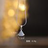 Luxury Blue Sapphire Choker Necklace with Rhinestones Vintage Court Style Pendant Elegant Jewelry for Women