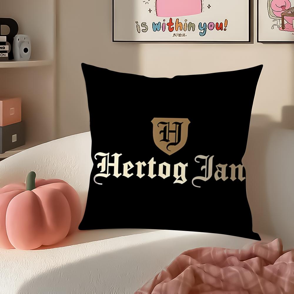 Brand traditional HHERTOG JJAN Cushion Cover Pillowcase Short Plush Invisible zipper Room Sofa Cushion Cover