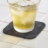 Asahipen Lava Coaster, Soft Type, 10cm Wide x 10cm Deep x 0.4cm Thick, Marble, YCS-02, Cup Holder, Water Absorbent, Quick-Drying, Mildew Resistant,