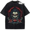 Death Note Vintage Loose Washed Tshirt personality Clothes Suitable for all seasons Retro Fashion Streetwear Trendy Couples tee