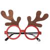 Vibrant Christmas Party Glasses For Children With Playful Reindeer Antlers And Festive Snowman Themes