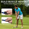 Golf Grip Trainer Club Grip Training Aid Right Hand Attachment Anti-slip Golf Swing Trainer for Correcting Hand Position On Golf Club